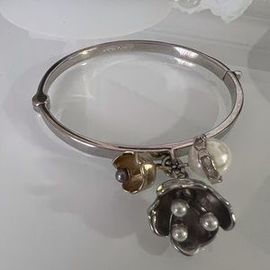 Coach Tea Rose Pearl Bracelet.